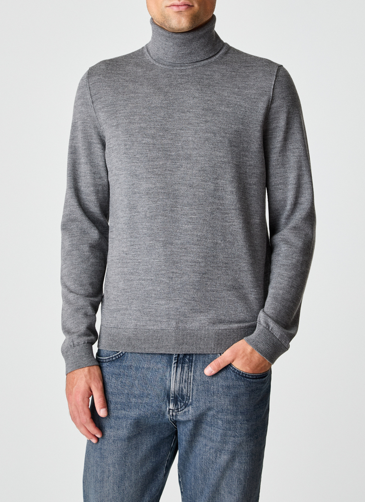 Pullover Rollkragen 1/1 Arm, Gresh Frontansicht