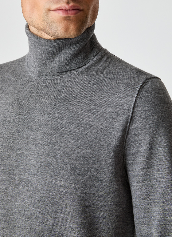 Pullover Rollkragen 1/1 Arm Gresh Frontansicht
