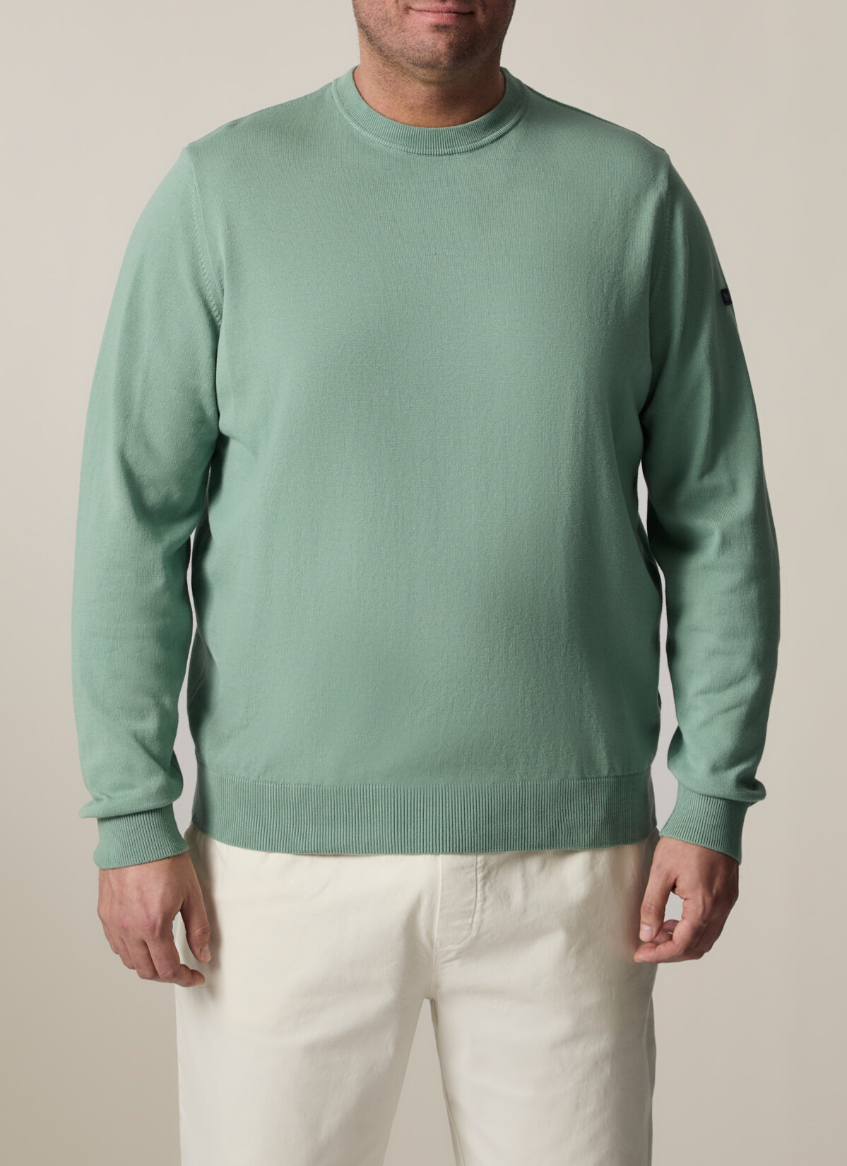 Pullover Rundhals 1/1 Arm, Iced Mint Detailansicht 1