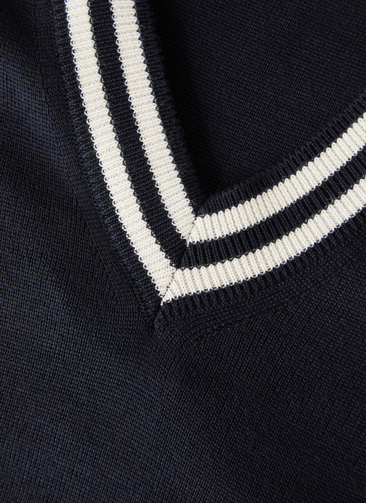 Pullover V-Ausschnitt 1/1 Arm, Navy 