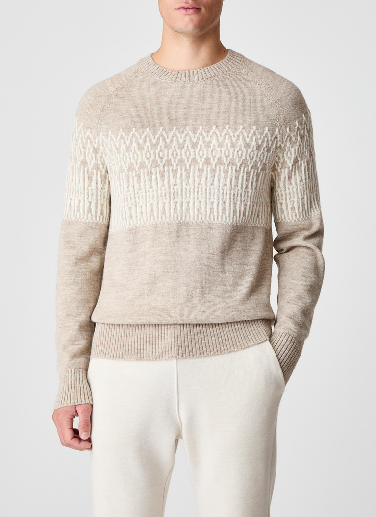 RundhalspulloverTwig Frontansicht