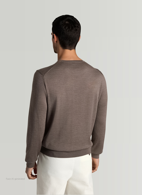 Pullover Rundhals 1/1 Arm width=