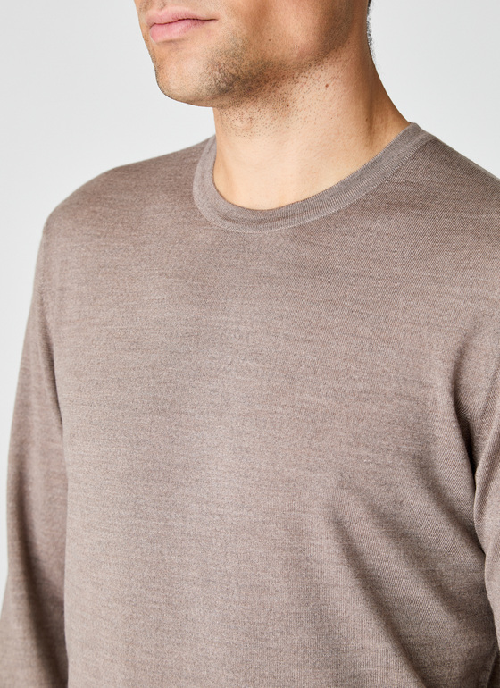 Pullover Rundhals 1/1 Arm Twig Frontansicht