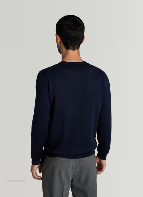 Pullover Rundhals 1/1 Arm width=