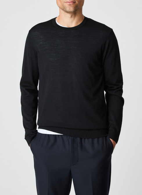 Pullover Rundhals 1/1 Arm width=