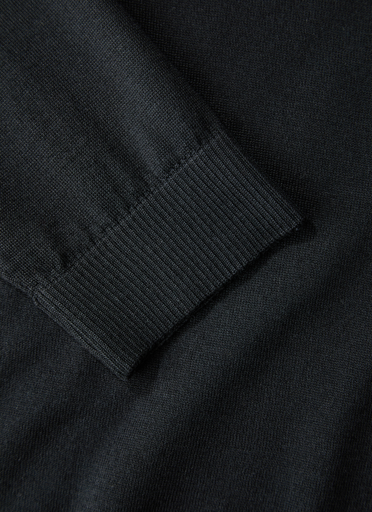 Pullover Rundhals 1/1 Arm, Black 