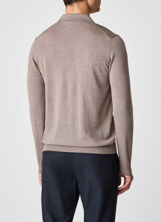 Pullover Polokragen Twig Frontansicht