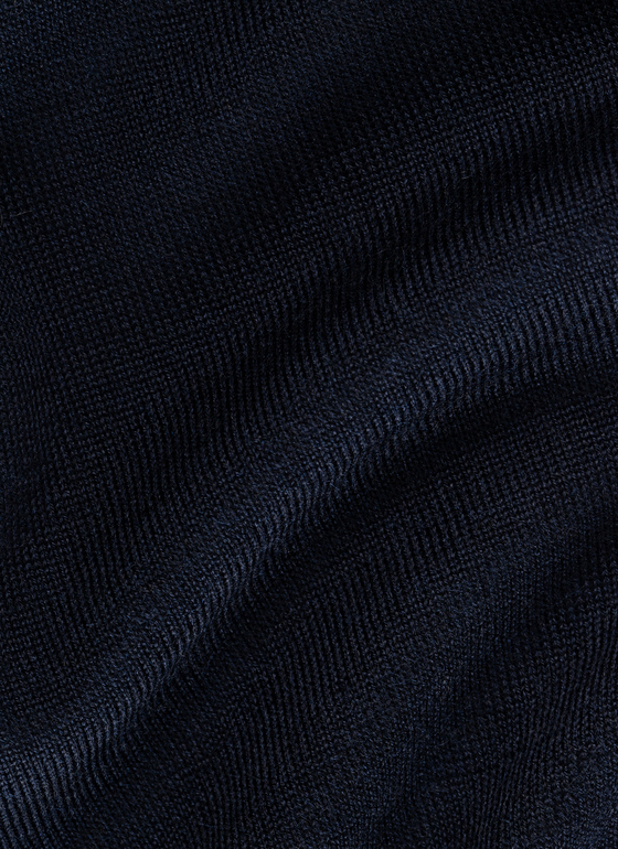 Pullover Polokragen Midnight Blue Frontansicht