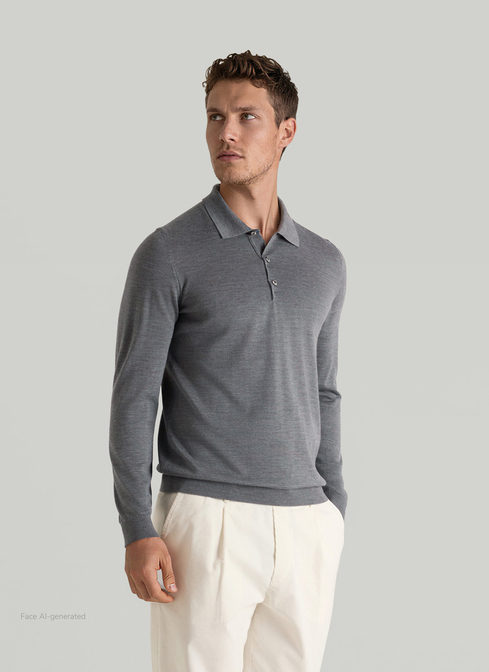 Pullover Polokragen width=