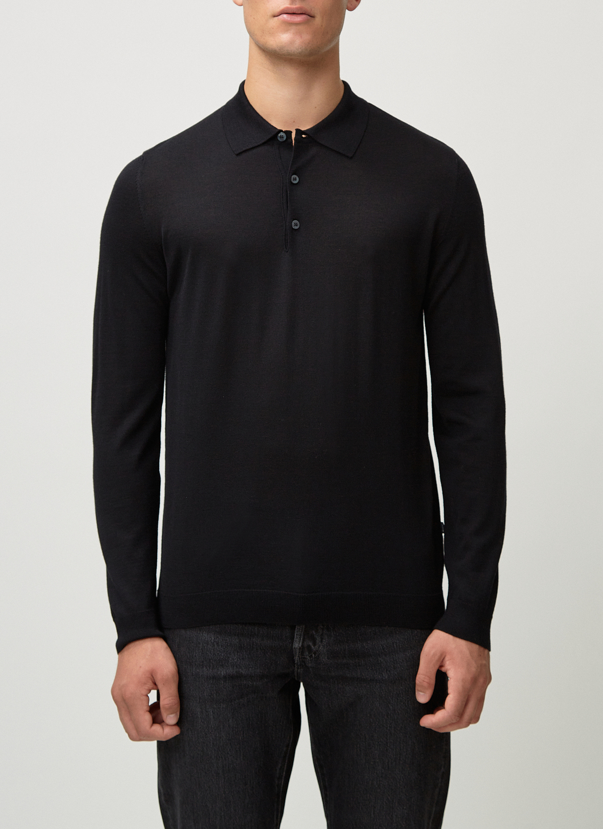 Pullover Polokragen, Black Detailansicht 1