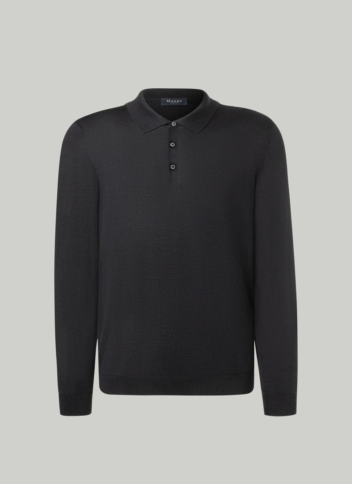 Pullover Polokragen, Black