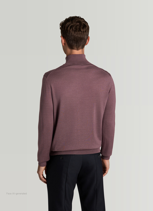 Pullover Rollkragen 1/1 Arm width=