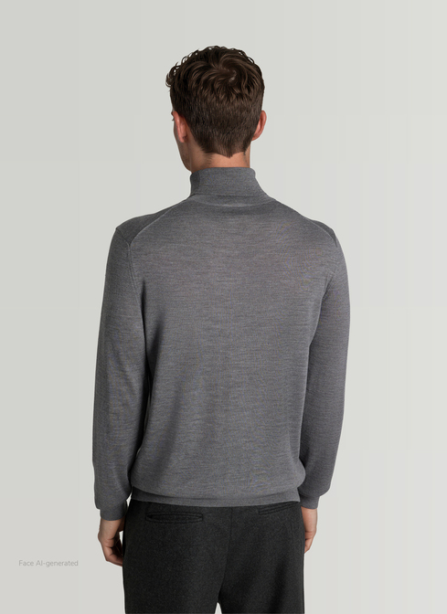 Pullover Rollkragen 1/1 Arm width=