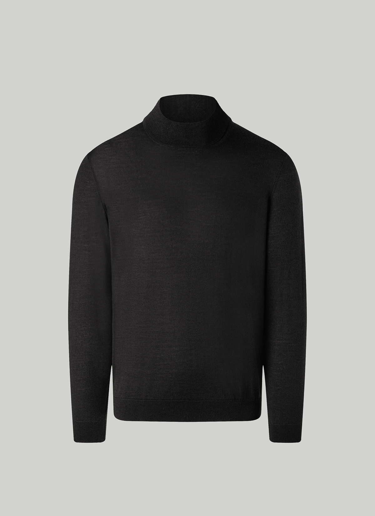 Pullover Rollkragen 1/1 Arm, Black