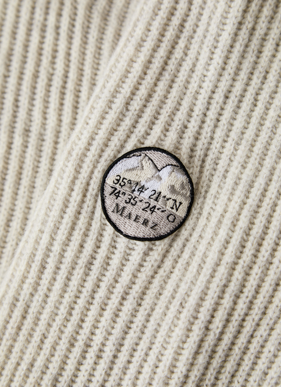 Pullover Troyer 1/1 Arm Mascarpone Cream Frontansicht