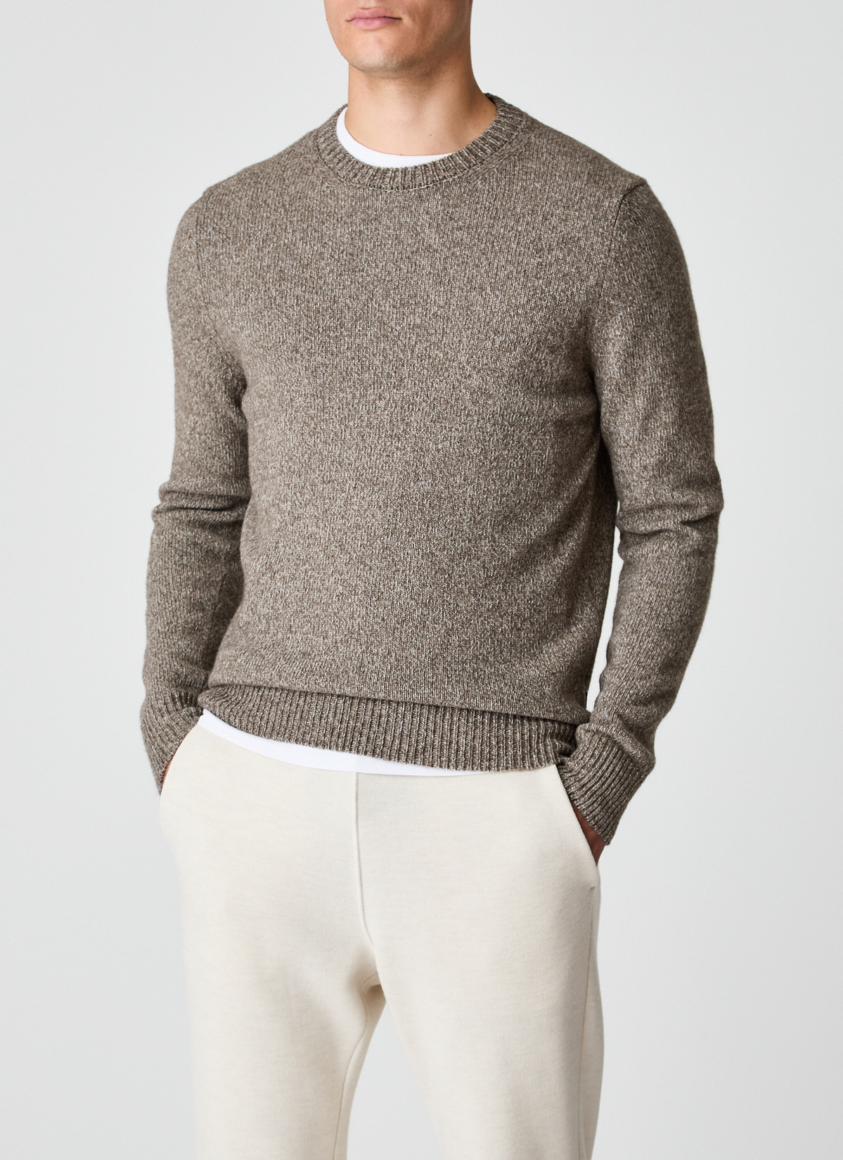 Pullover Rundhals 1/1 Arm, Twig Detailansicht 1