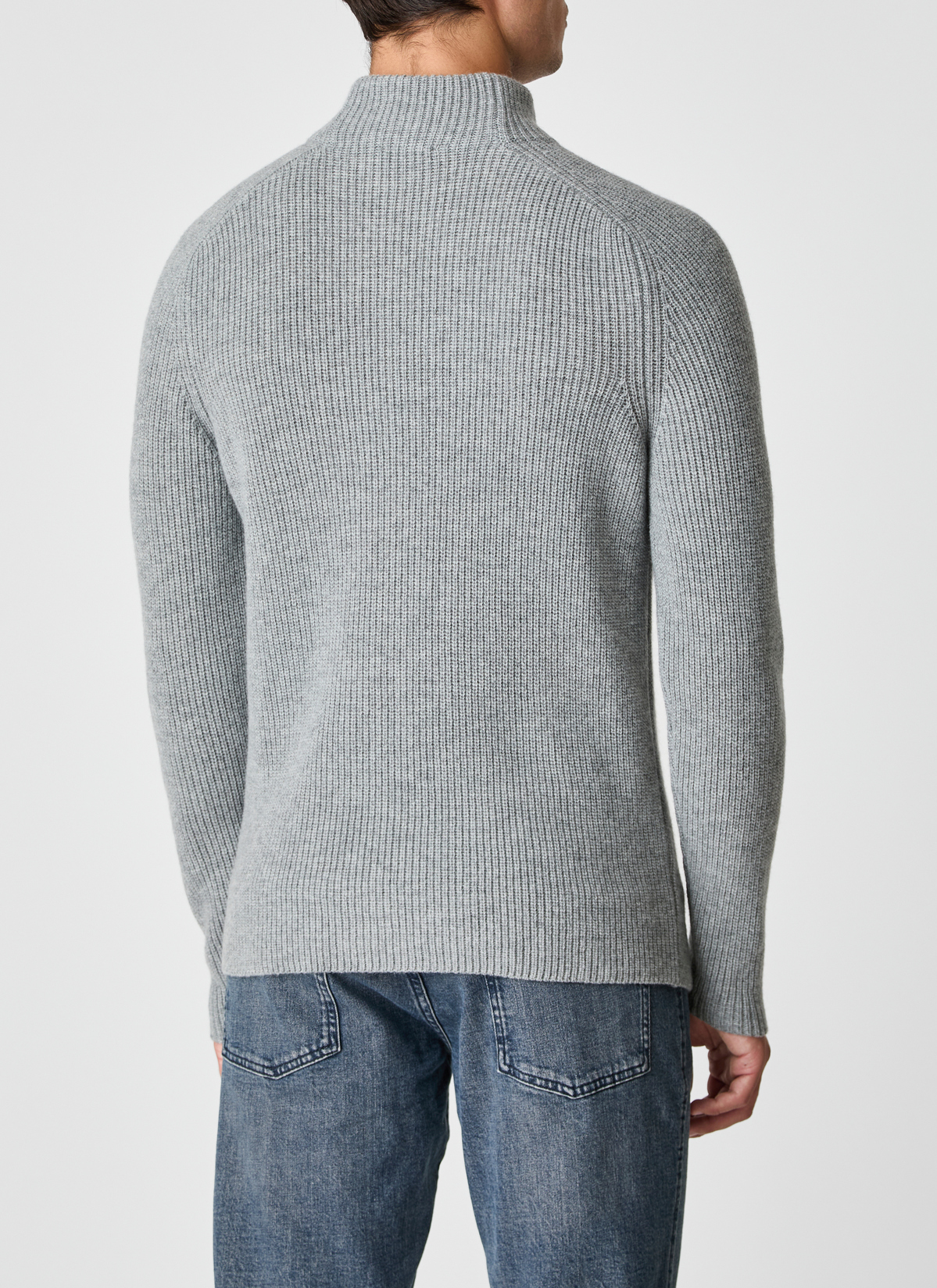 Pullover Stehkragen 1/1 Arm, Twig Rückansicht
