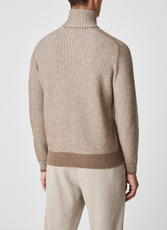 Pullover Troyer 1/1 Arm Twig Frontansicht