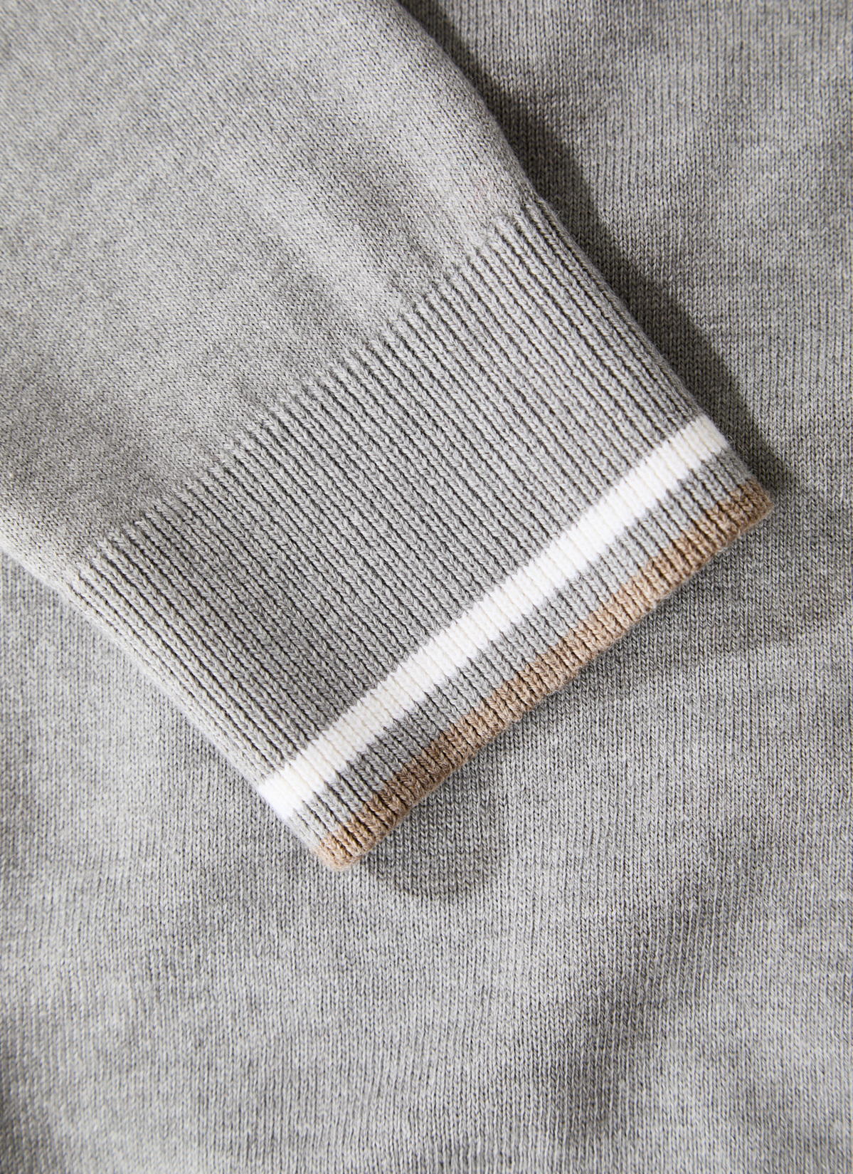Pullover V-Ausschnitt 1/1 Arm, Mercury Grey 