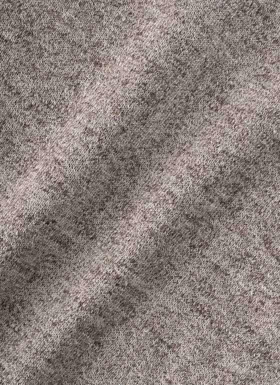 Pullover Rundhals 1/1 Arm Pale Brown Frontansicht