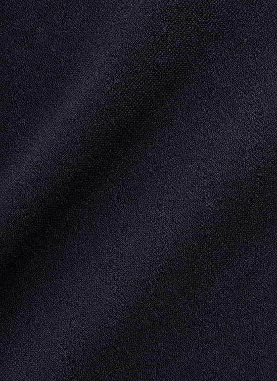 Pullover Polokragen Knopf 1/1 Arm Navy Frontansicht