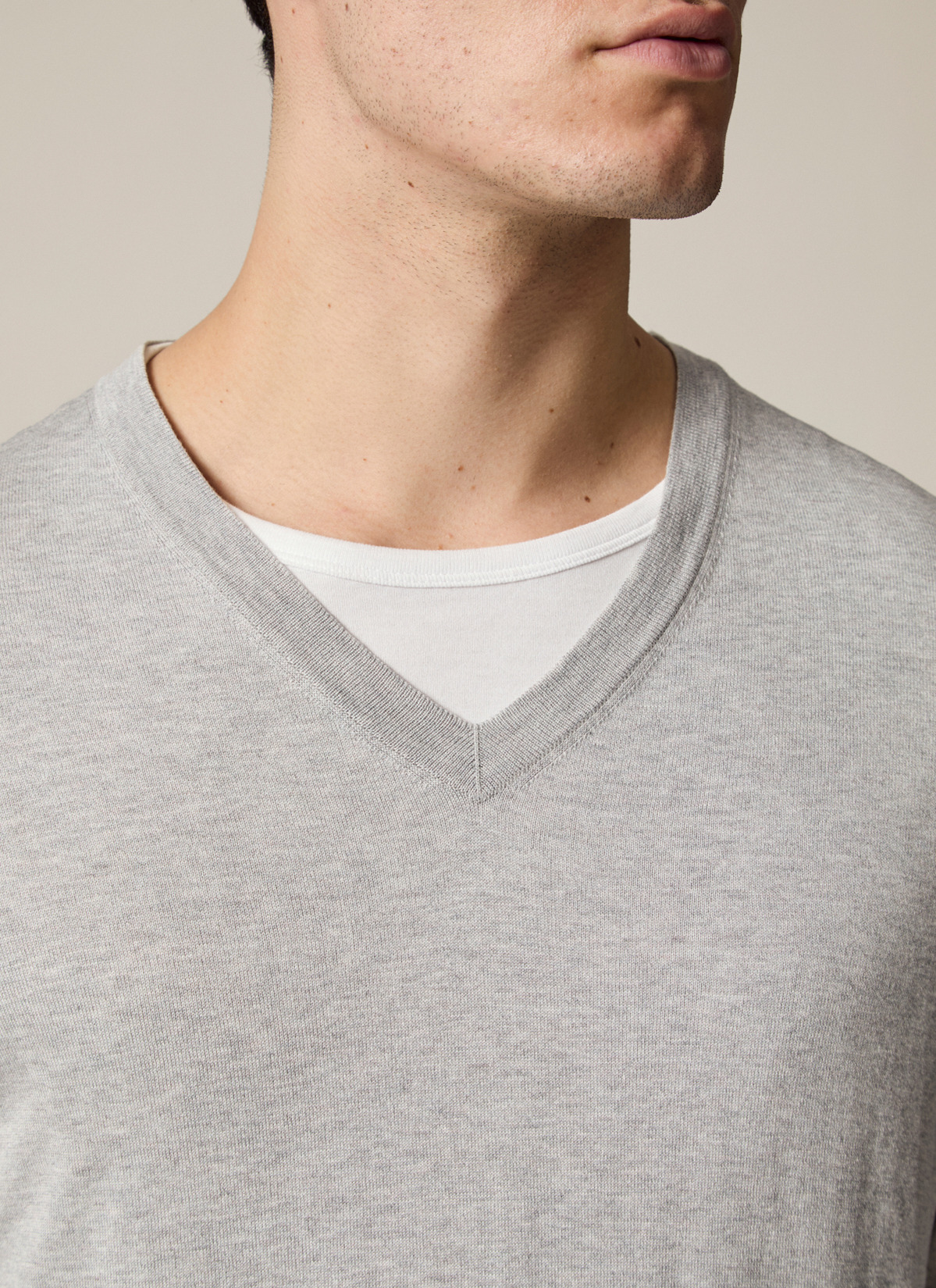 Pullover V-Ausschnitt 1/1 Arm, Mountain Peak Detailansicht 1