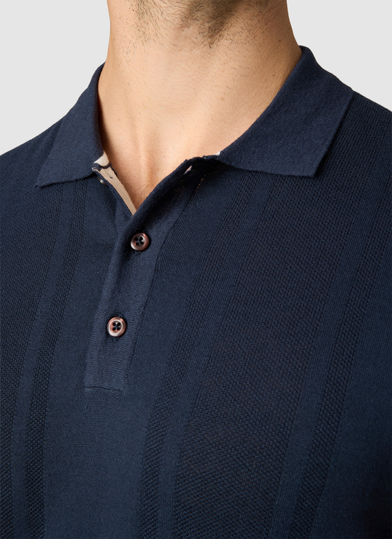 Poloshirt Night Sky Frontansicht
