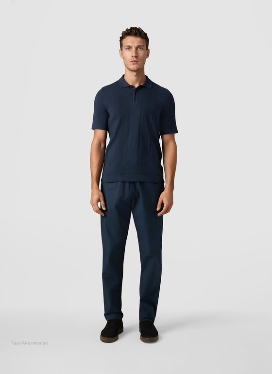 Poloshirt Night Sky Frontansicht