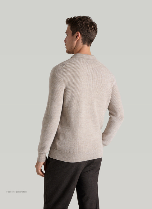 Pullover V-Ausschnitt 1/1 Arm width=