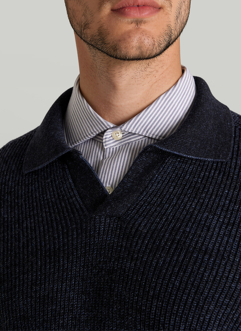 Pullover V-Ausschnitt 1/1 Arm width=