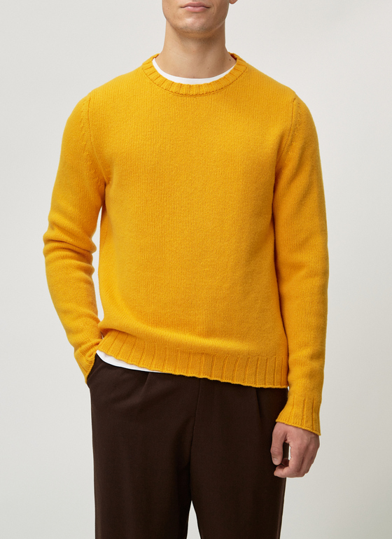Pullover Rundhals 1/1 Arm Maracuja Juice Frontansicht
