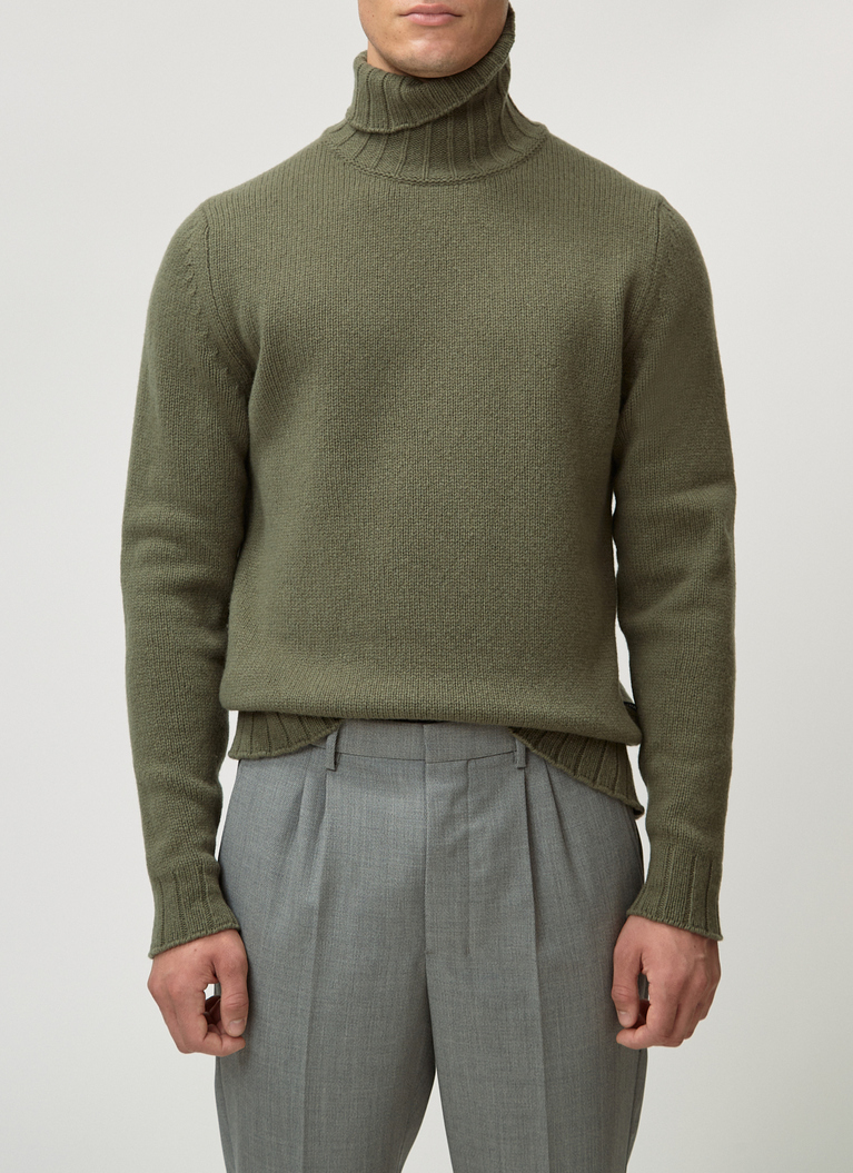 Pullover, Dark Moss Frontansicht