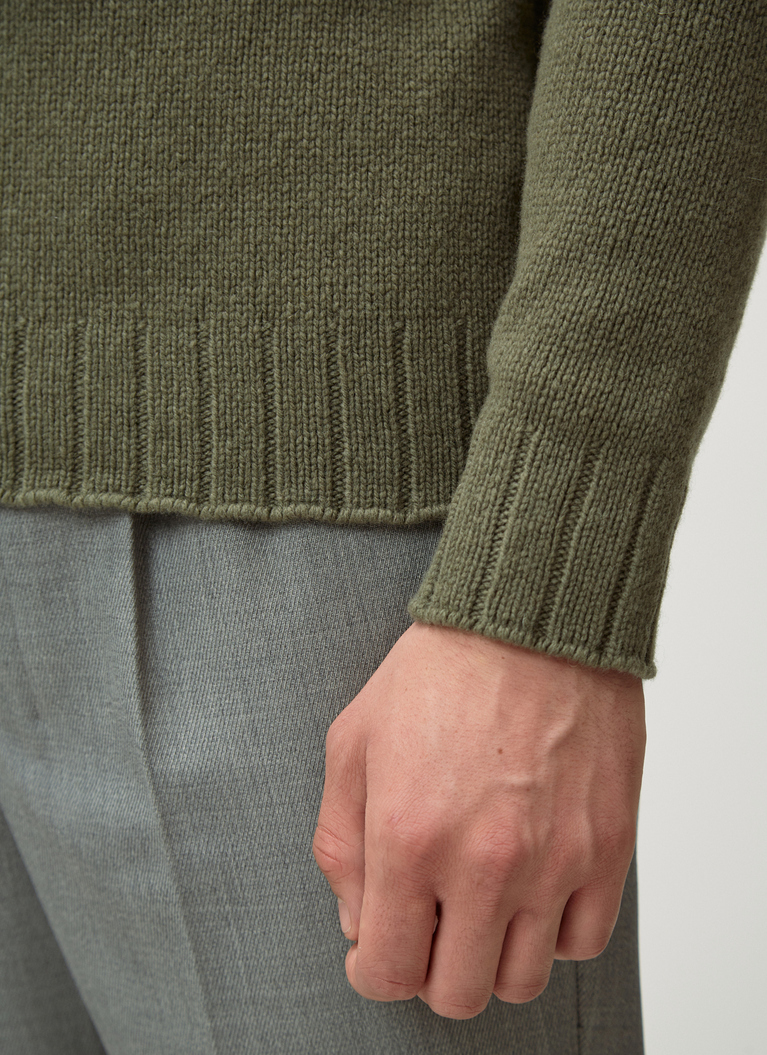 Pullover, Dark Moss Detailansicht 2