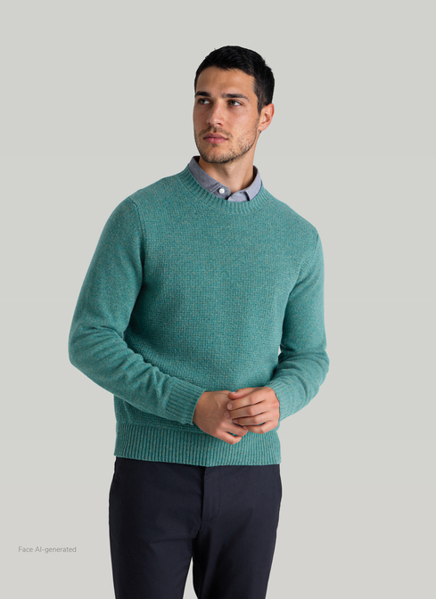 Pullover Rundhals 1/1 Arm width=