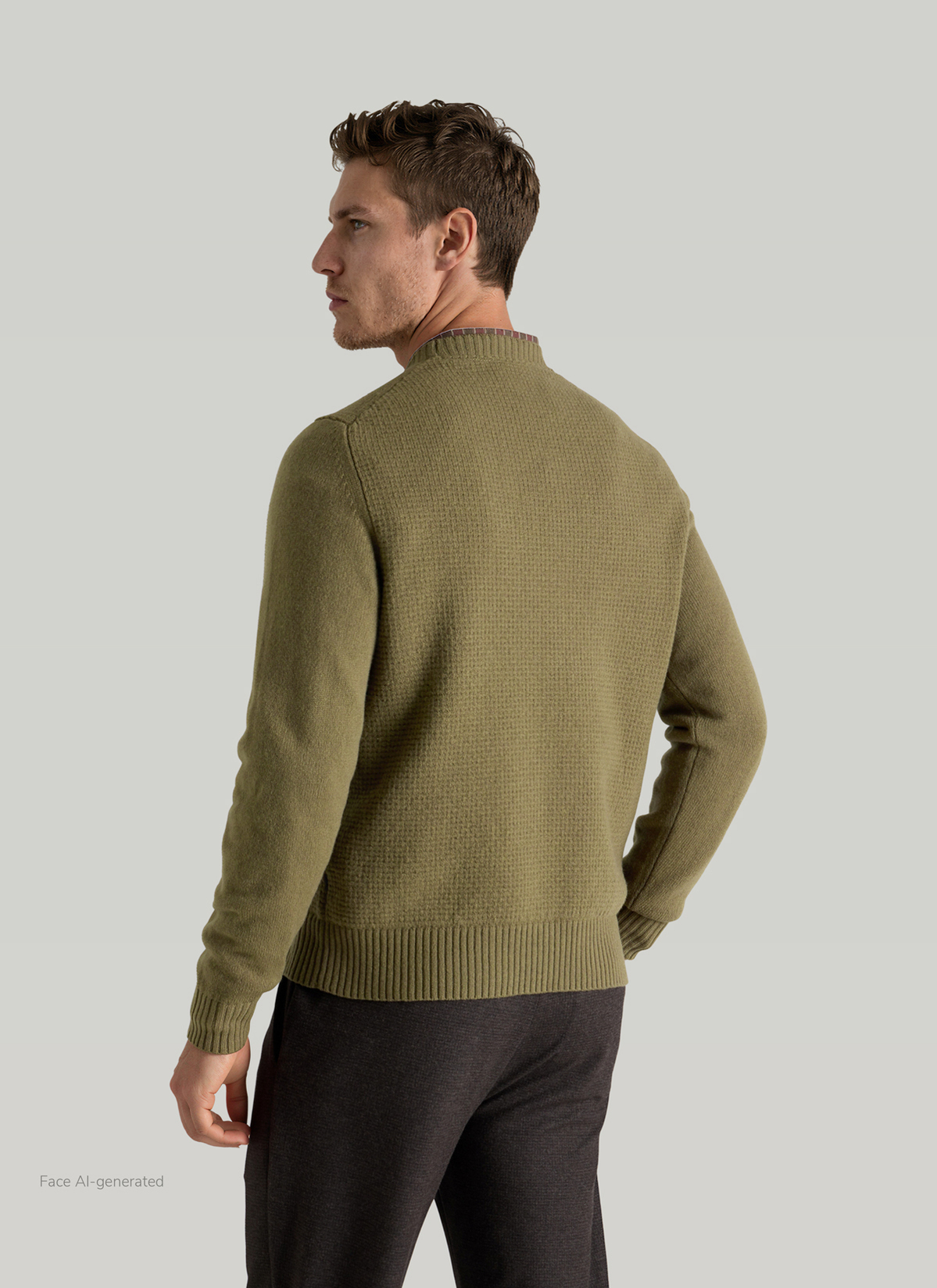 Pullover Rundhals 1/1 Arm, Fresh Herbs Rückansicht