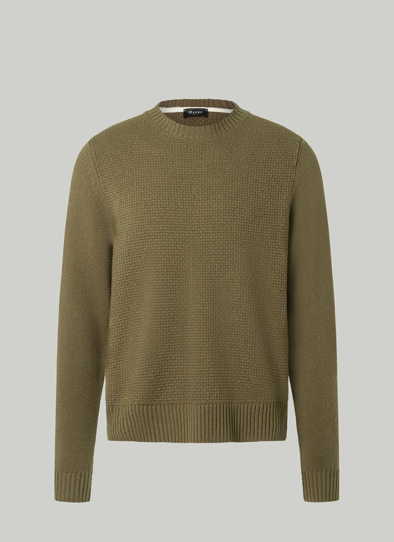 Pullover Rundhals 1/1 Arm Fresh Herbs Frontansicht
