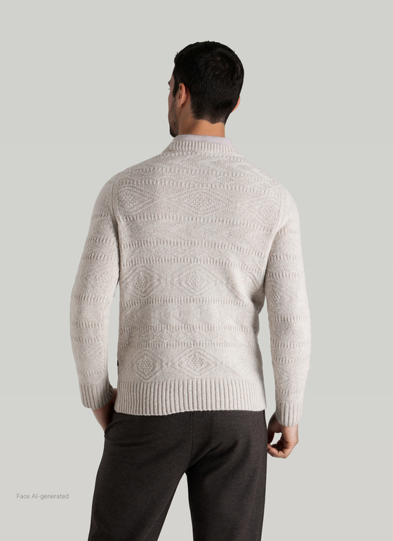 Pullover Rundhals 1/1 Arm Autumn Stone Frontansicht