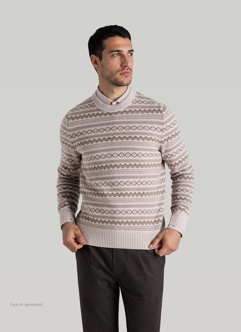 Pullover Rundhals 1/1 Arm width=