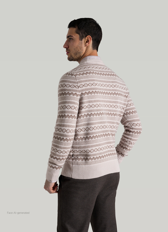Pullover Rundhals 1/1 Arm Autumn Stone Frontansicht