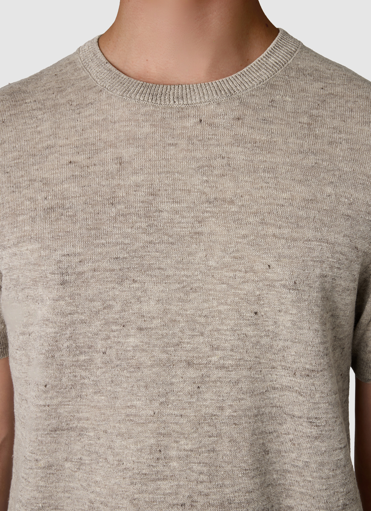 Pullover Rundhals 1/2 Arm, Frappuccino Detailansicht 1