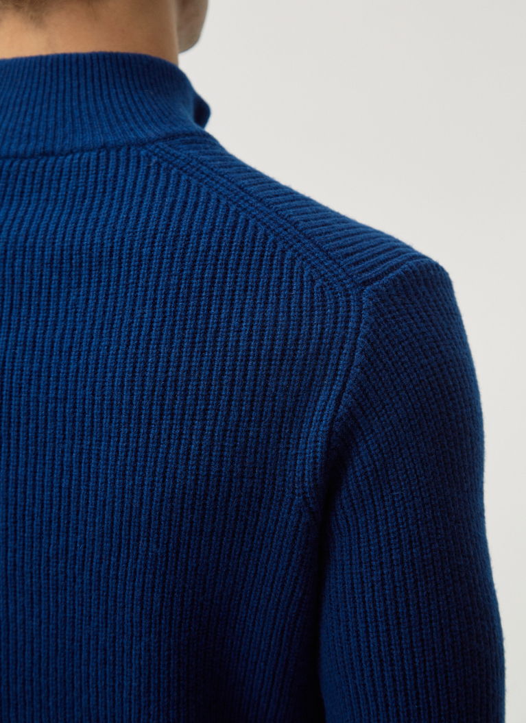 Pullover Troyer 1/1 Arm, Cobalt Blue Detailansicht 1