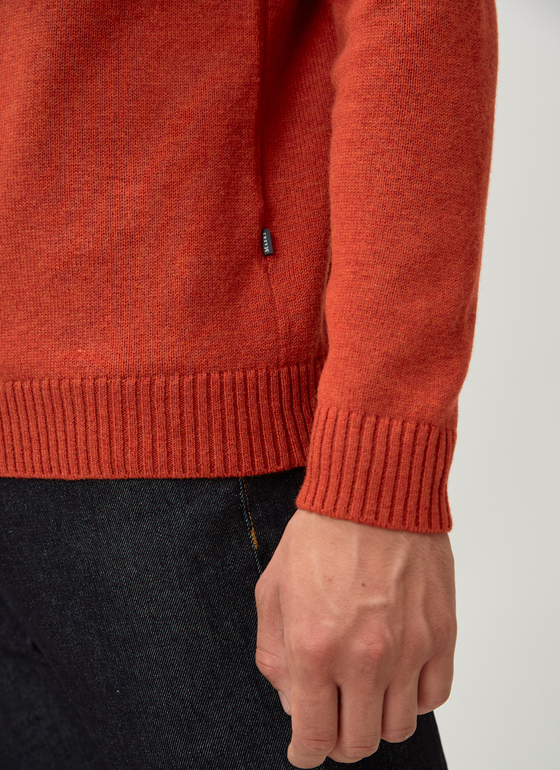 Pullover Rundhals 1/1 Arm Red Planet Frontansicht