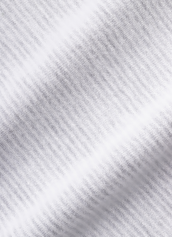 Pullover Polo 1/2 Arm Clear Silver Frontansicht