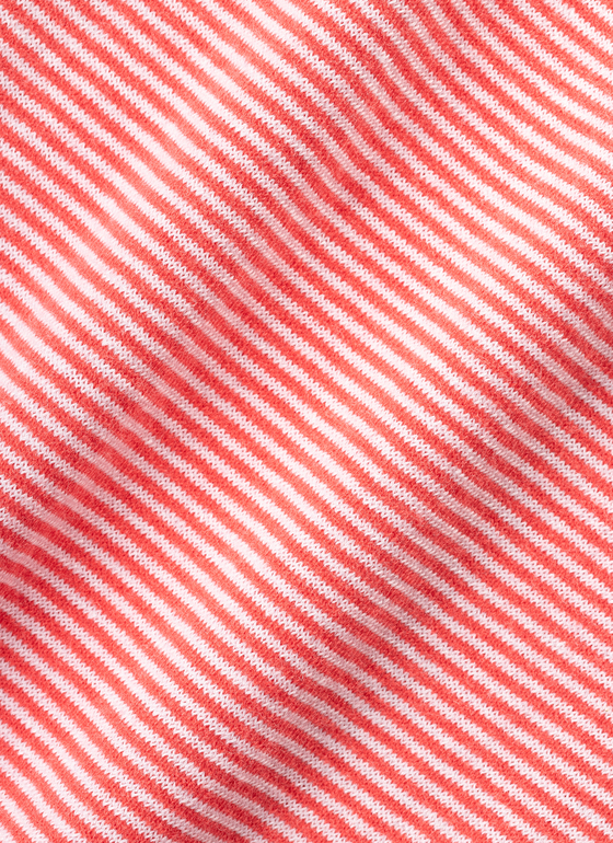 Pullover Polo 1/2 Arm Shiny Flamingo Frontansicht