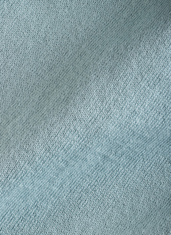 Pullover Polo 1/2 Arm Bright Aqua Frontansicht