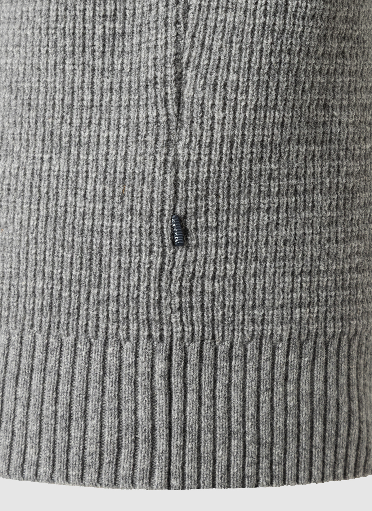 Pullover Rundhals 1/1 Arm, Mercury Grey Detailansicht 1