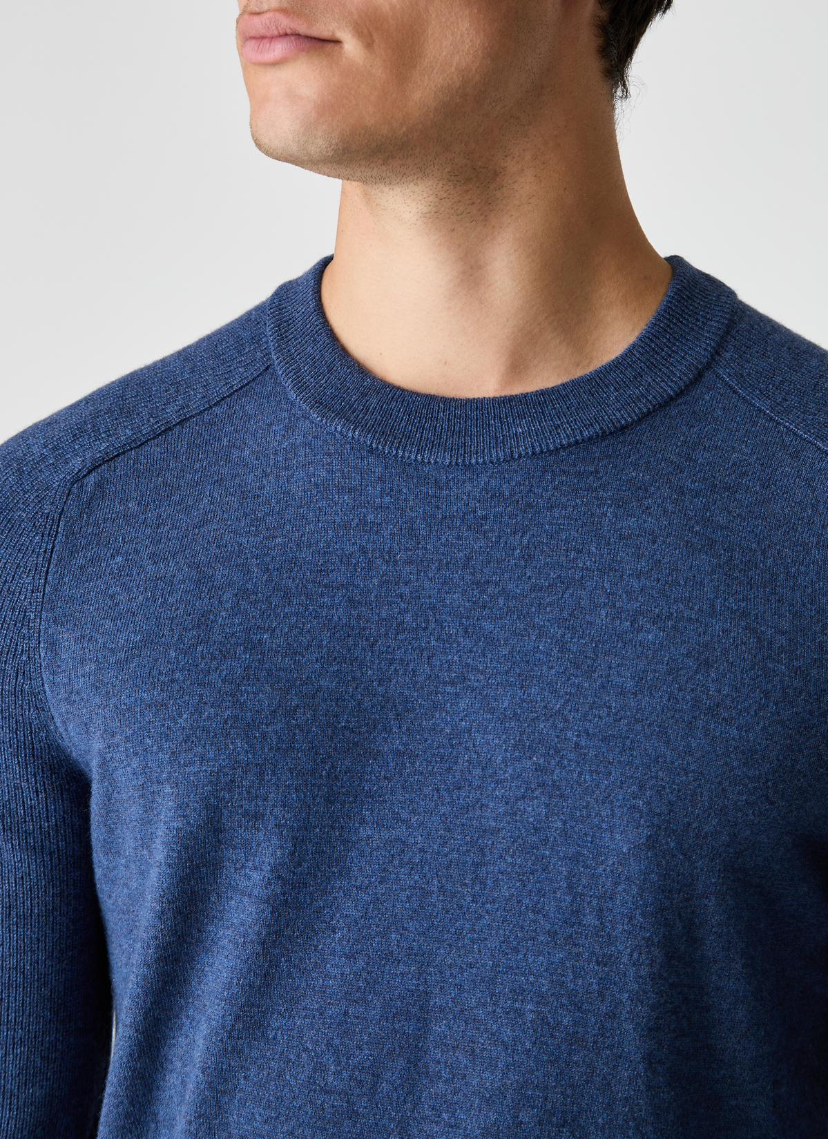 Pullover Rundhals 1/1 Arm, Deep Sea Detailansicht 2
