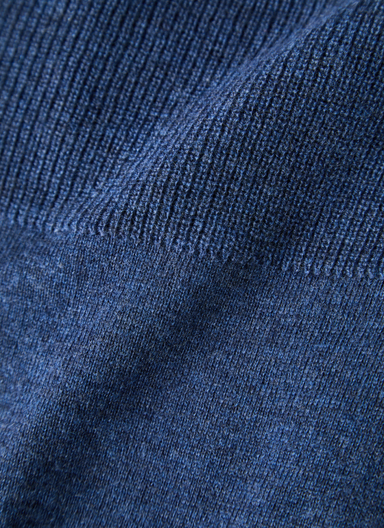Pullover Troyer 1/1 Arm Deep Sea Frontansicht