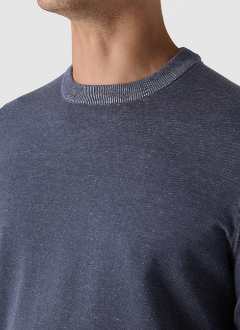 Pullover Rundhals 1/1 Arm width=