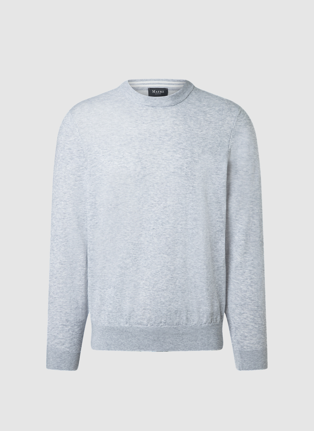 Pullover Rundhals 1/1 Arm, Clear Silver 